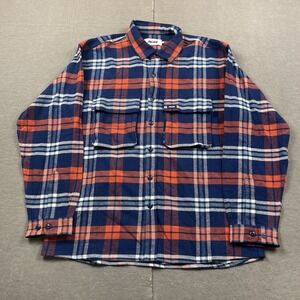 Palace Skateboards Check Shirt Mens Small Flannel Plaid Long Sleeve Button Up